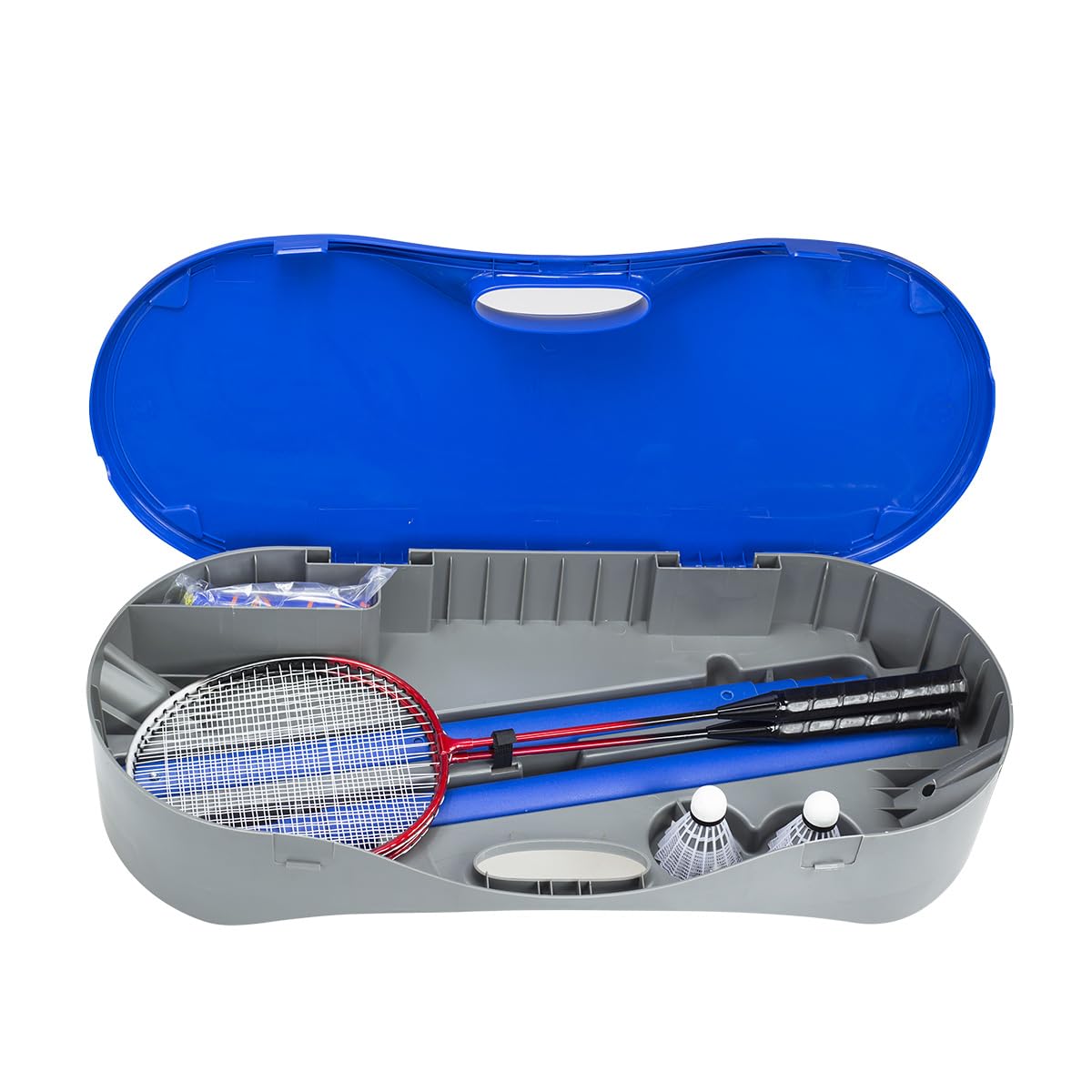 NILS Rete da Tennis Badminton 2 in 1 con Accessori, Portatile/Altezza Regolabile
