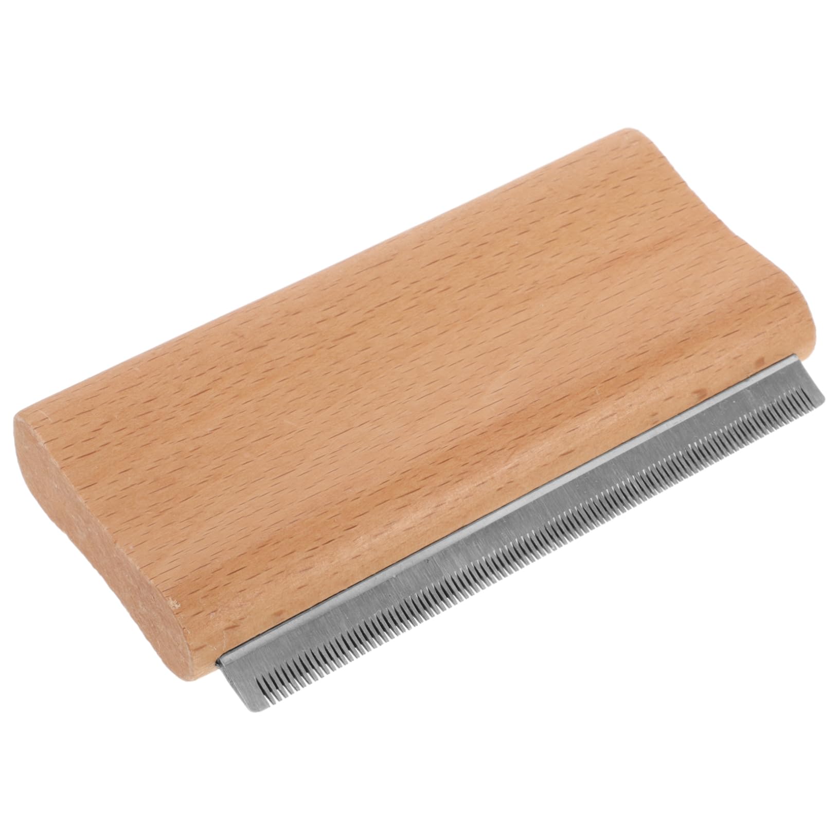 SEWOART Sturdy Horse Brush for Grooming Pet Hair Removal Comb Dog Detangler Brush Made of Stainless Steel Wood