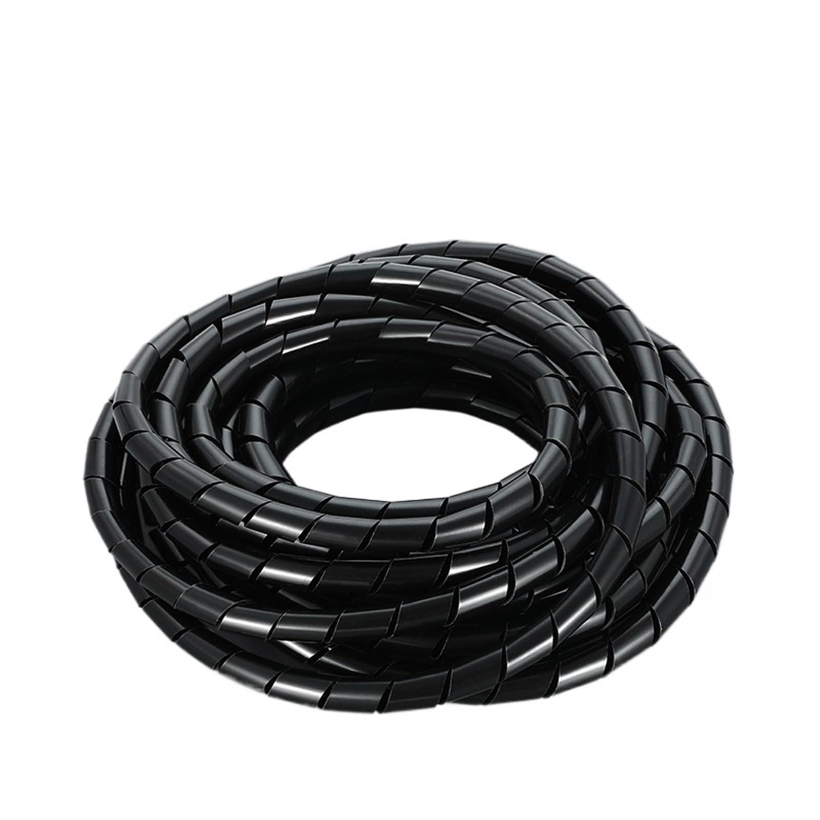Guaina protettiva per cavi a spirale, 1 m, 3 mm, 4 mm, 5 mm, 6 mm, 8 mm (nero, 3 m, 3 metri)