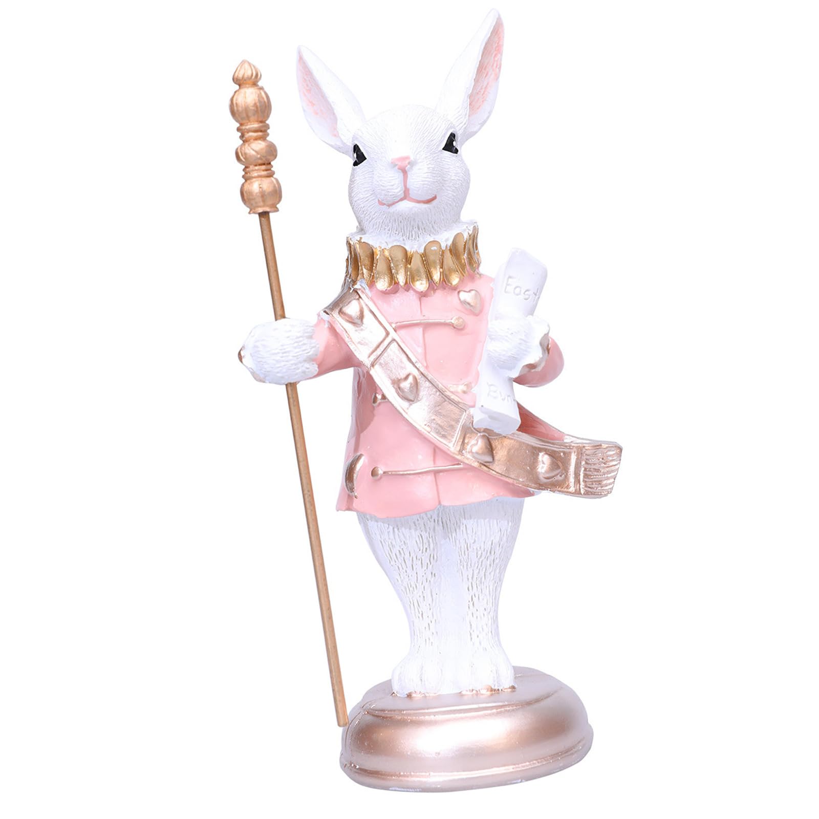 Hsioluted Intricate Easters Rabbits Wand Tabletop Display Ornament Designed for Homeowner Seek Unique Seasonal Decorations Easters Decoration