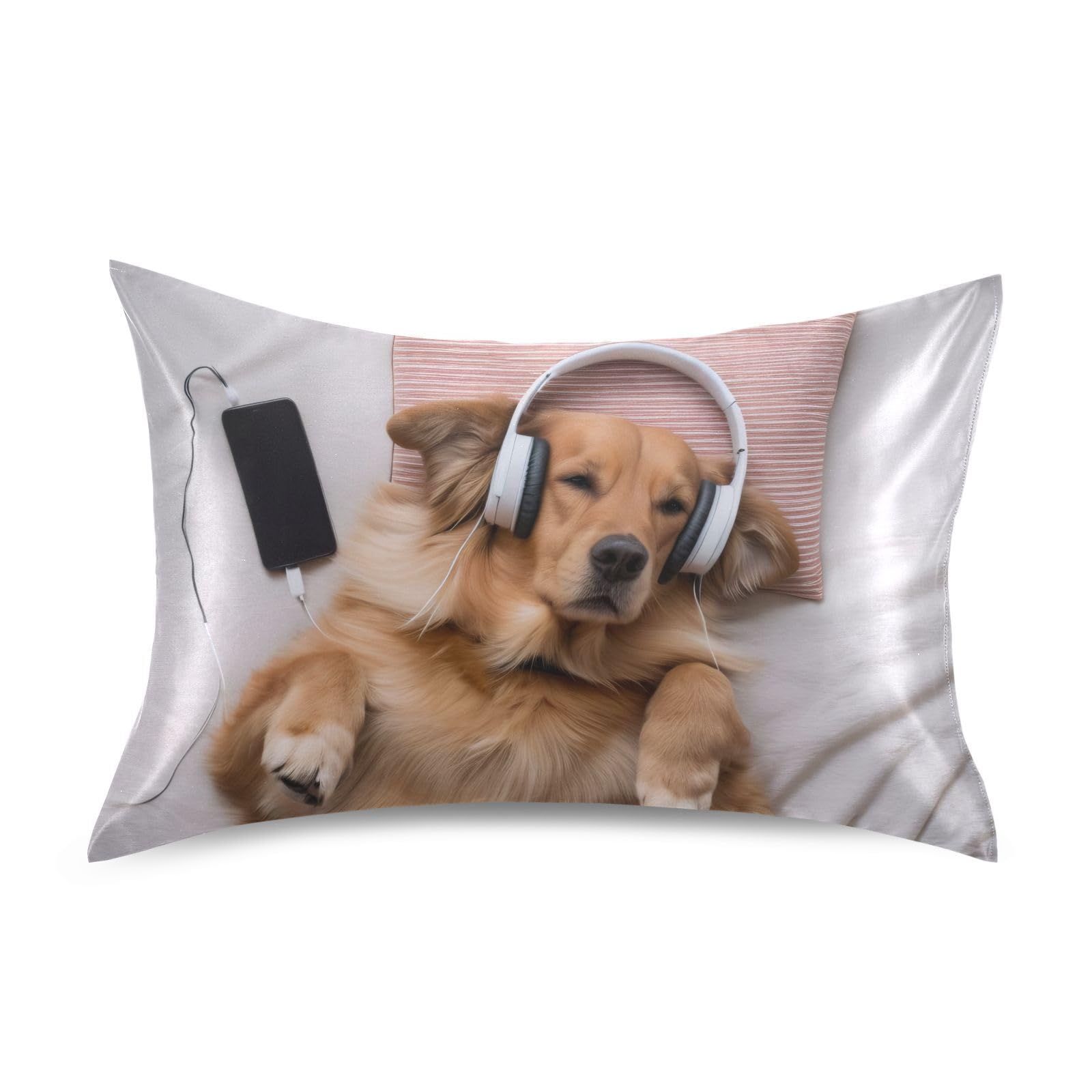 【本物シルク100％】　シルク サテン あご まくら　枕　ドッグ　ペット　犬 犬用品 【本物シルク100％】 シルク サテン あご まくら 枕 ドッグ
