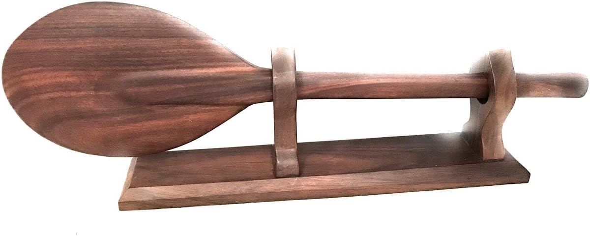 Tikimaster Ebony Paddle 20" on Stand - Desktop Home Office Decor | #ari330150