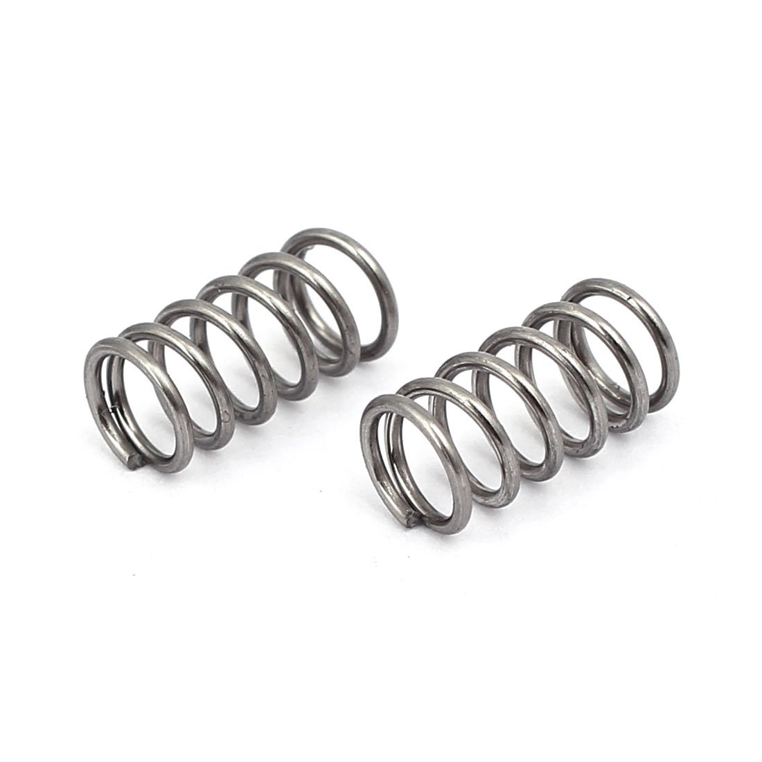 Aexit 0.6mmx5mmx10mm 304 Springs Stainless Steel Compression Springs Silver Compression Springs Tone 20pcs