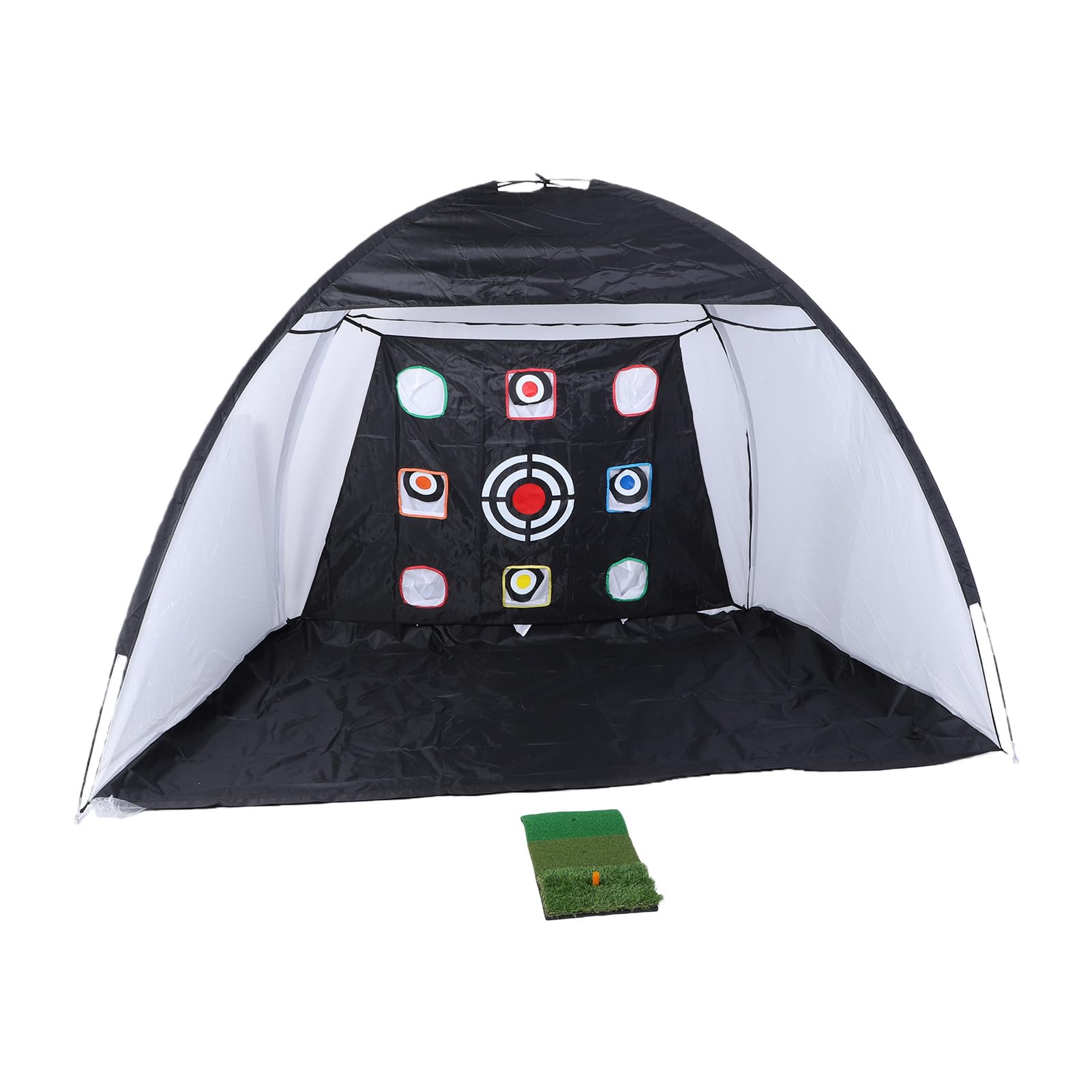 CHICIRIS Red de Práctica de Golf, Red de Práctica de Golf de Poliéster Plegable con Fácil Instalación, Ayuda de Entrenamiento Resistente a Desgarros para de Columpio en Interiores y Exteriores en