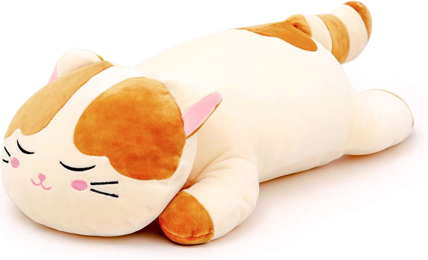 Lazada Plush Pillows Stuffed Animal Brown Cat Pillow 18 Inches