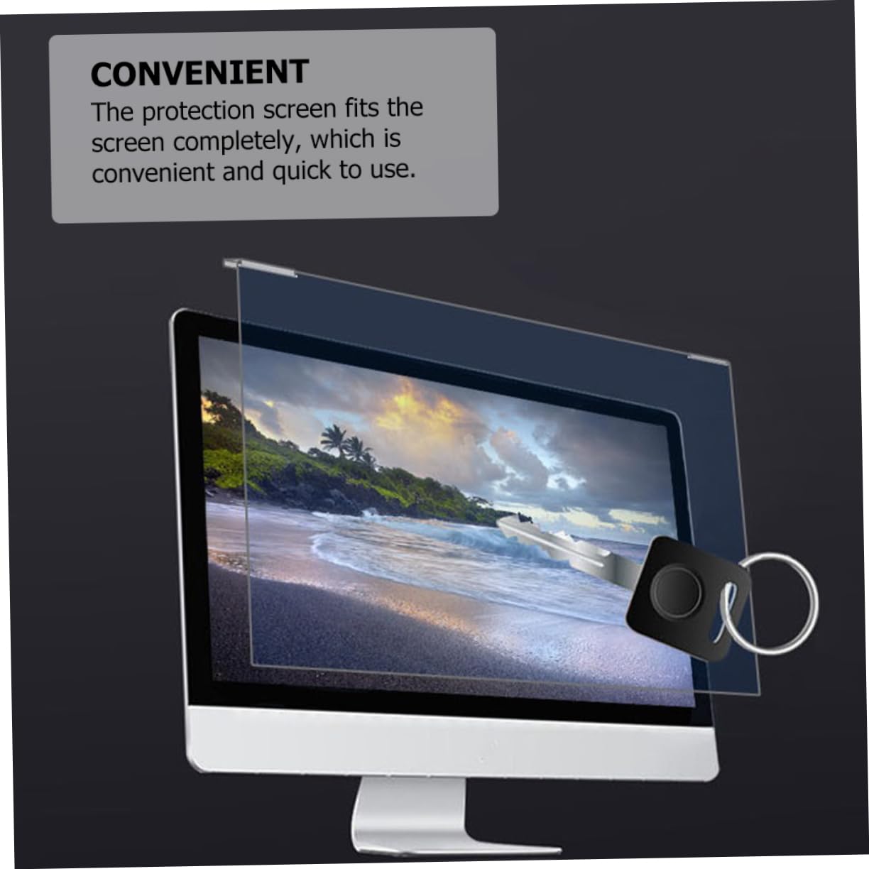 Pellicola Protettiva per Schermo Laptop Trasparente Anti-graffio | Televisore Lcd, Tecnologia Nano-ottica Giapponese Tensen, Protezione Occhi