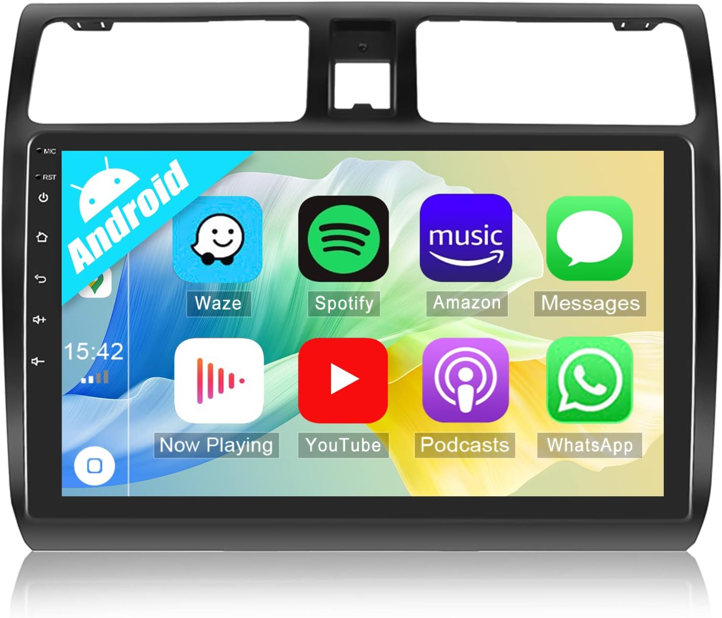 Autoradio Android 10.1 Pollici Per Suzuki Swift 2003-2010 | Con GPS, Bluetooth, Telecamera Posteriore - Foto 7