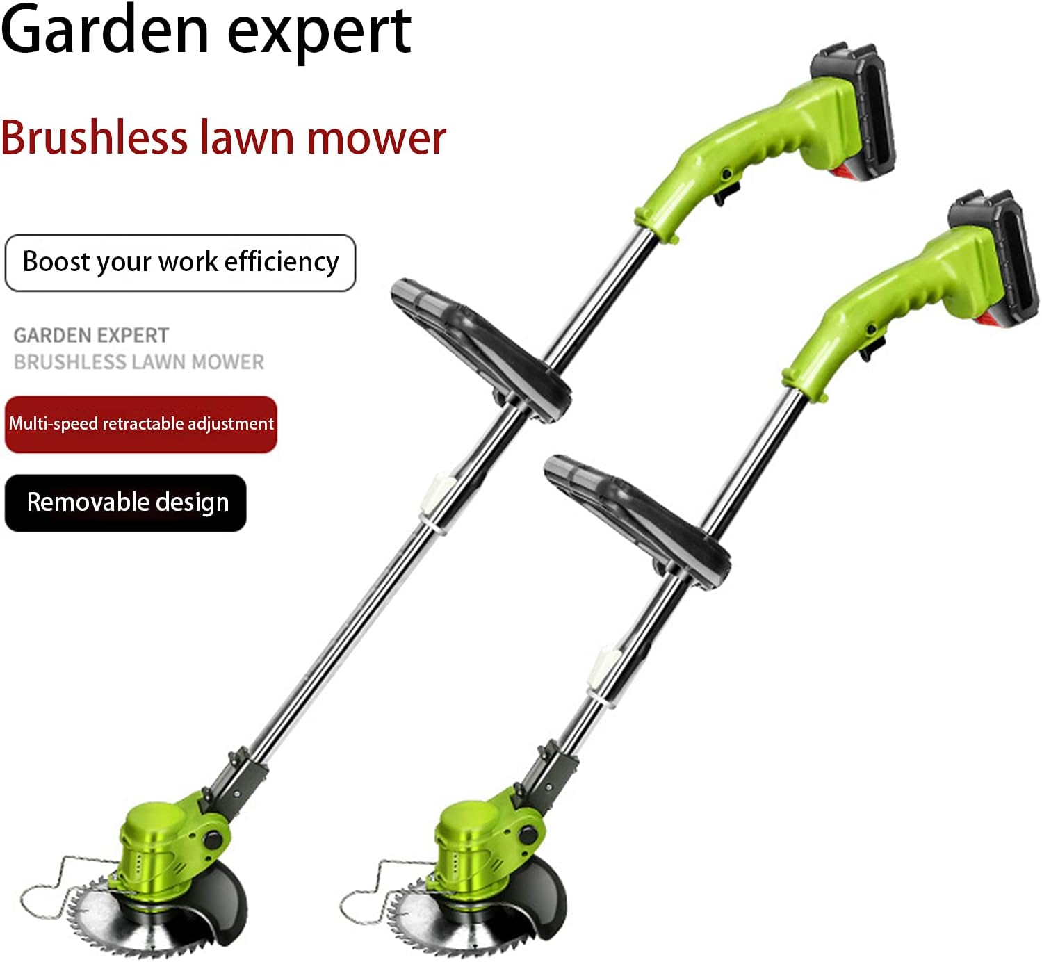 review 6 Inch Cordless Cordless Trimmer Outdoor Power Tool, Includes 2.ah Battery and Fast Charger, Trimming Saw, Powerful and Lightweight