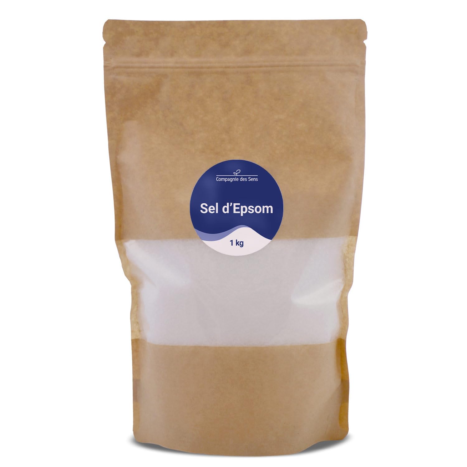 Sel d'Epsom - 1kg - Sel pour le bain, gommages, bain de pieds