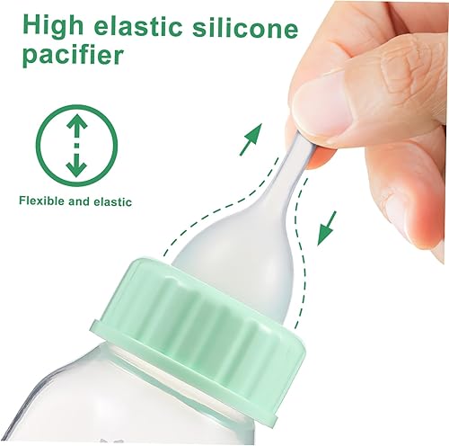 Miniatura 3 de Botella de alimentación para gatos de 4.1 fl oz, para gatitos recién nacidos, cachorros, herramientas de alimentación para mascotas pequeñas, color