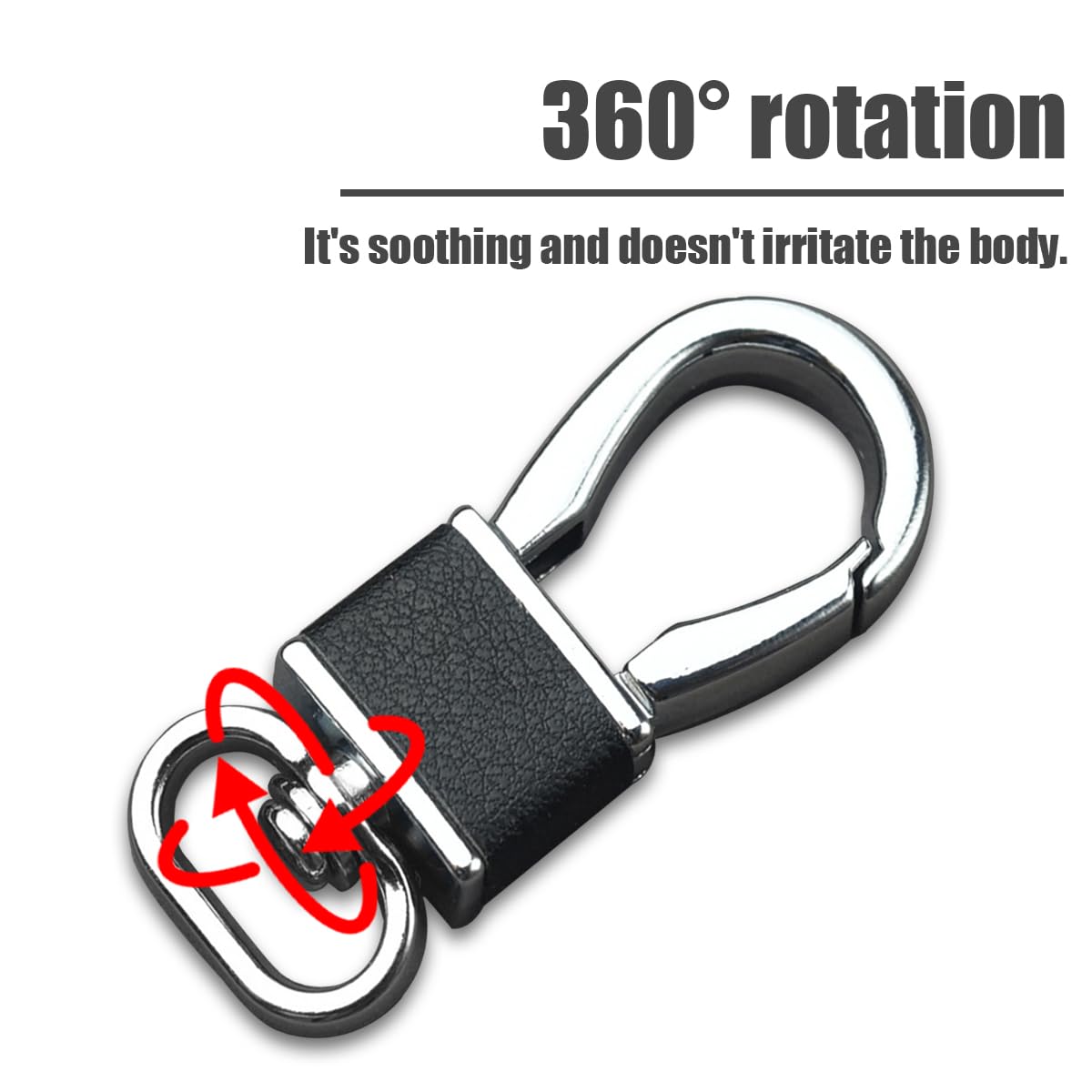 Portachiavi Con Moschettone Metallico - Confezione Da 4 Pezzi | Per Zaini, Chiavi E Animali