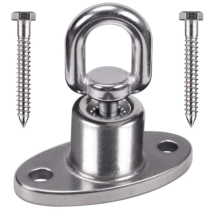 Buy SELEWARE Silent Ball Bearing Swing Hangers, Heavy Duty 360° Rotate