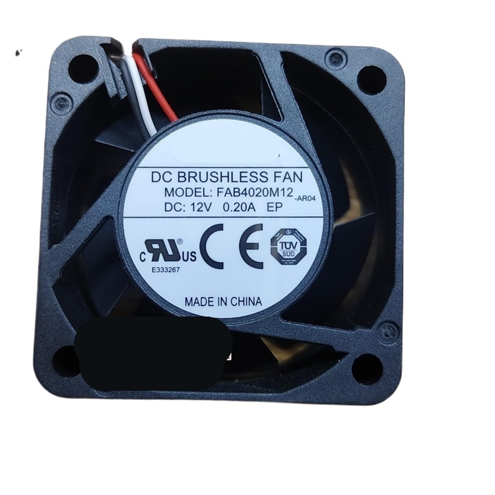 Ventilador de refrigeración para servidor FAB4020M12 de 12 V y 40x40x20 mm