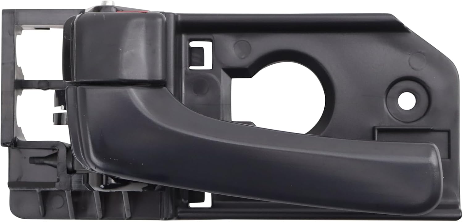 TRQ Front Left Interior Door Handle Black Drivers Side Compatible with 2007-2008 Hyundai Entourage 2006-2012 Kia Sedona