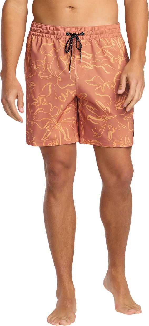 Billabong Men's Sundays Layback Elastic Waist 17 Inch Swim Trunks (S-XL)