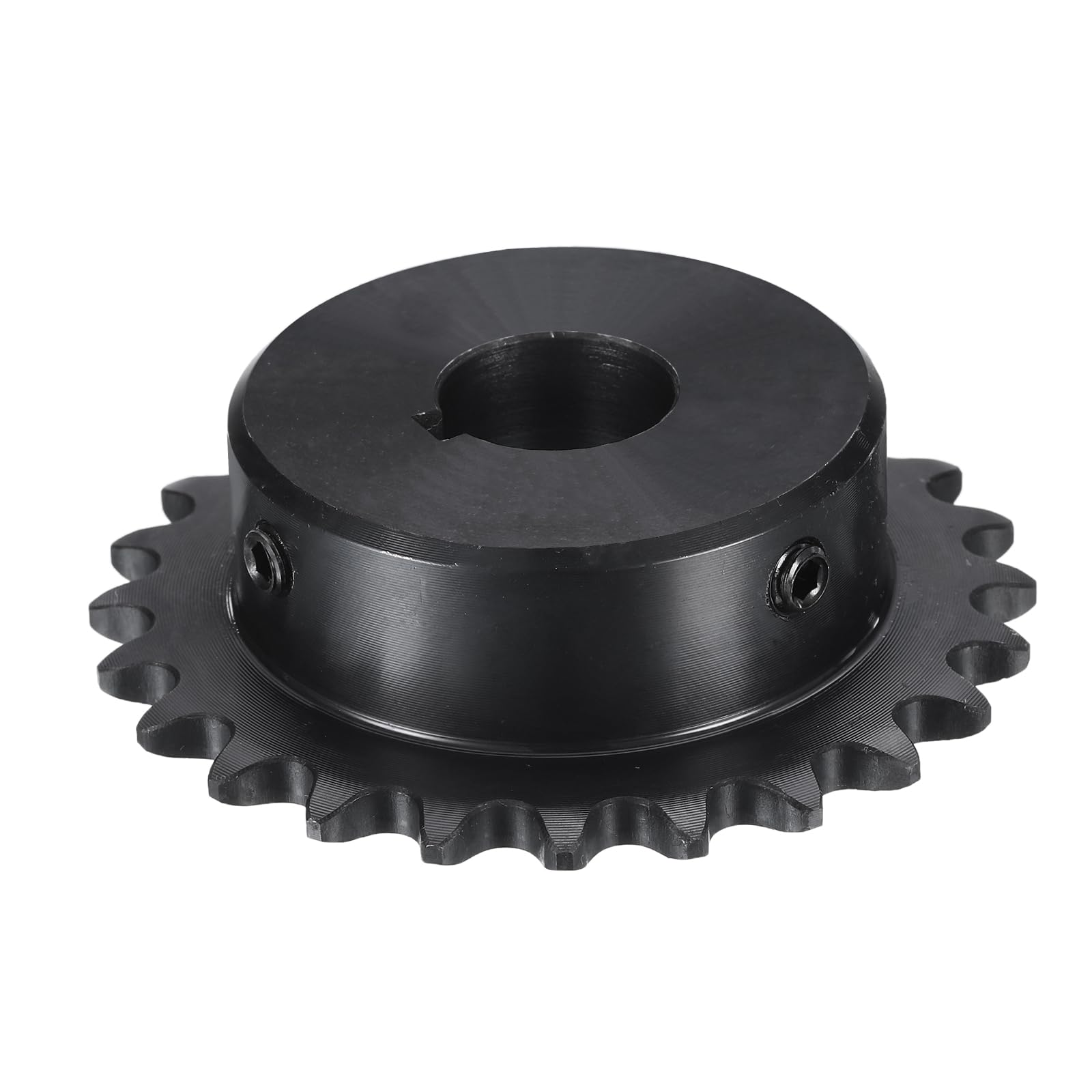 uxcell #35 Chain Roller Sprocket B Type, 3/4" Bore 24 Tooth Single Strand Chain Sprocket, Carbon Steel, Keyway with Set Screws