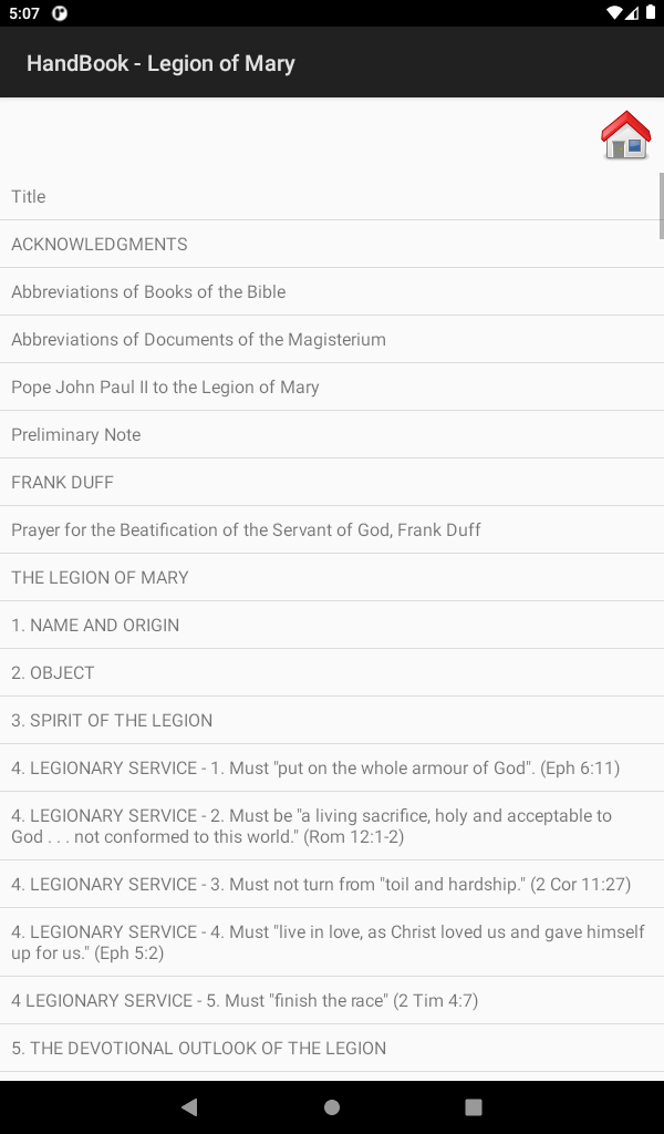 Handbook Legion of for Android