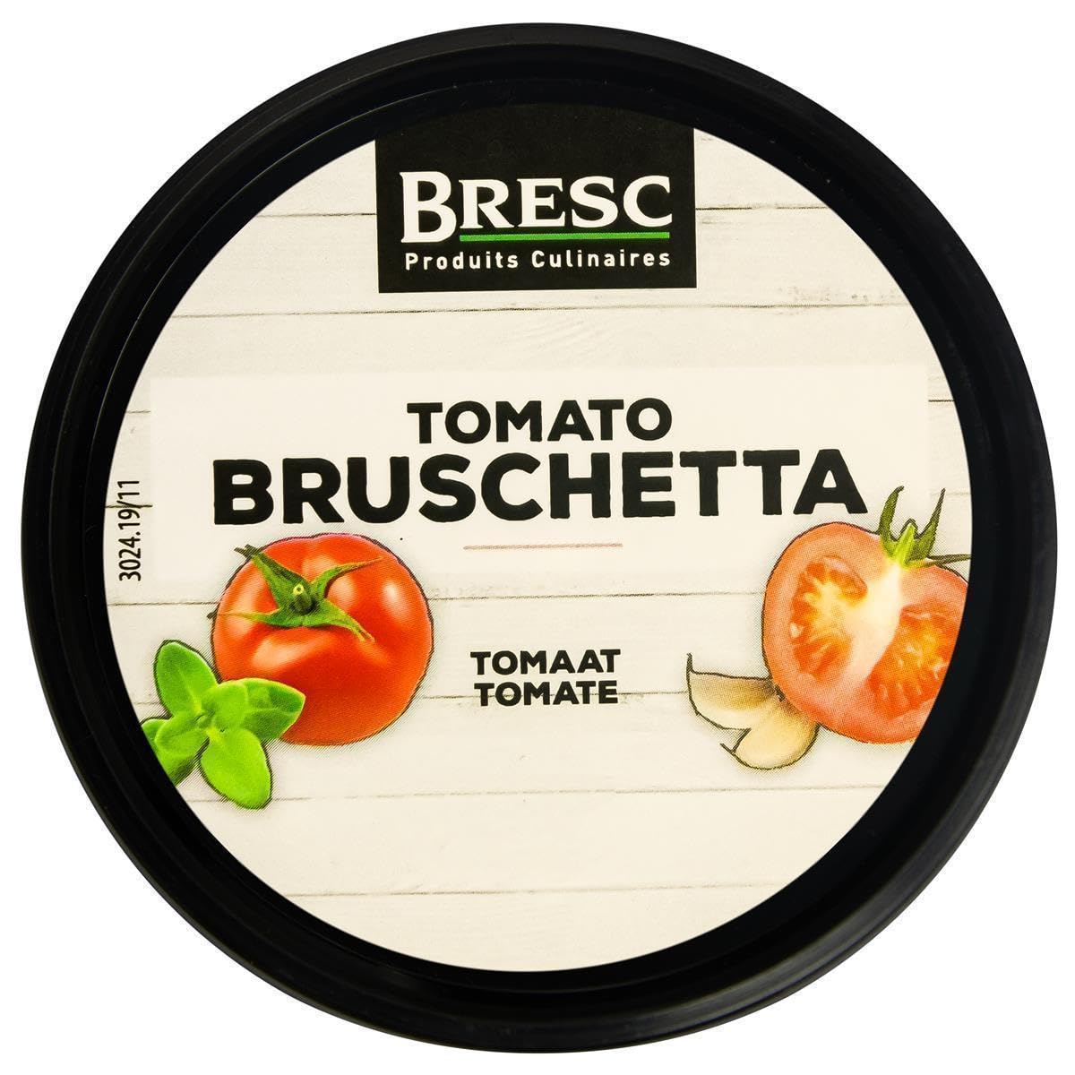 Bresc Tomaten Bruschetta - 10x 325g - italienische Vorspeise Antipasti, vegan, aus getrockneten Tomaten, Knoblauch, Basilikum und Oregano, gebrauchsfertig
