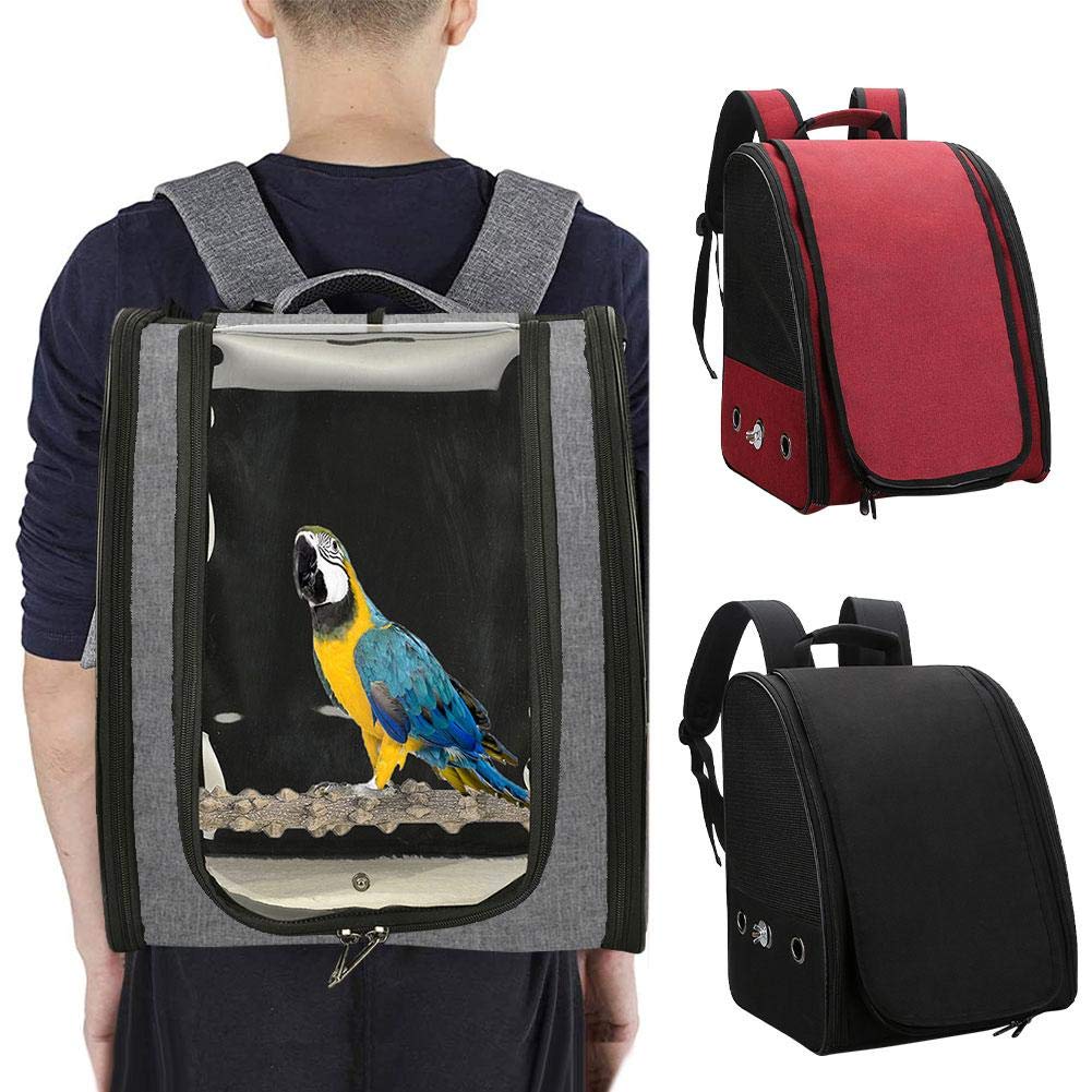 Buy wangza Bird Transport Bag Parrot Backpack Waterproof Canvas Bird Carrier Backpack Portable