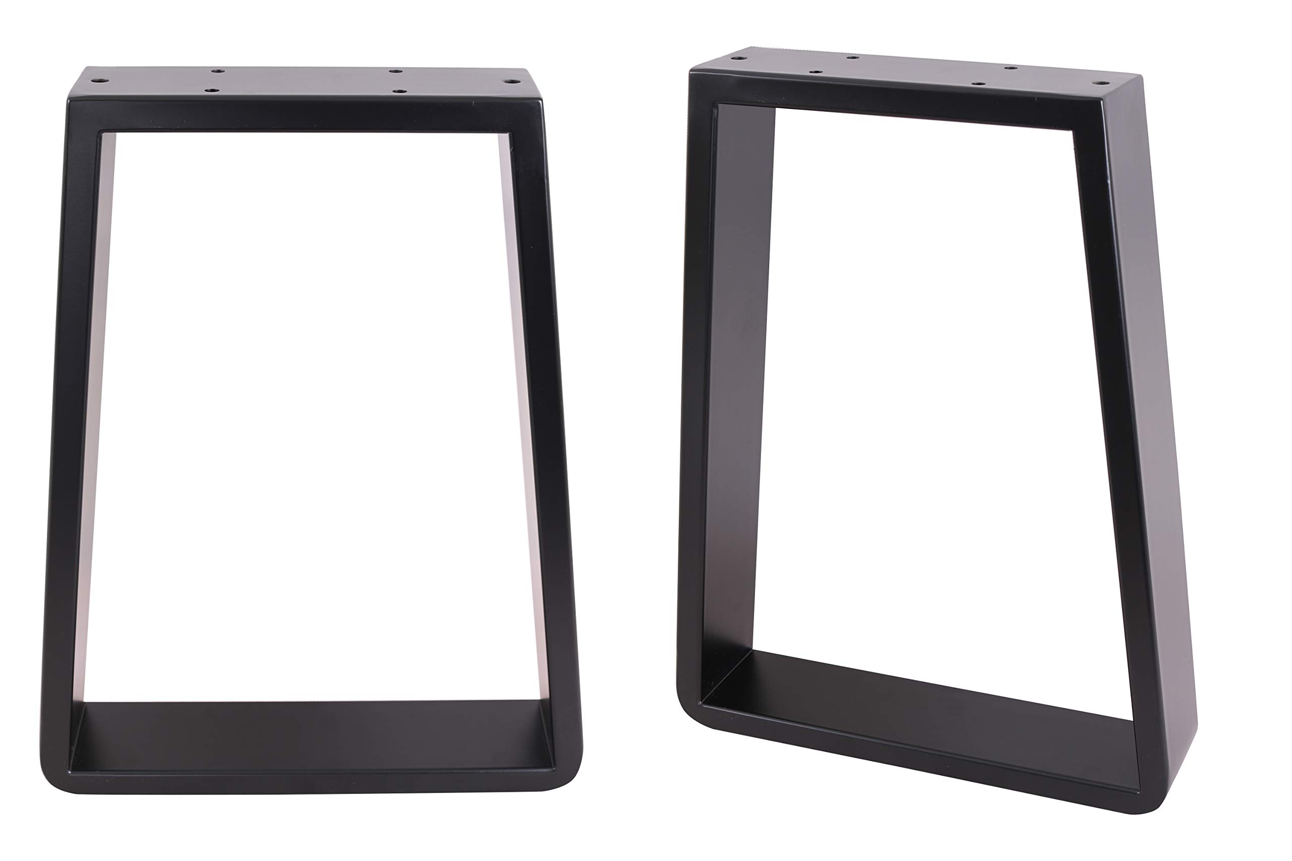 Buy ECLV 2 x 18 Dining Bench Legs,Trapezoid Shaped Heavy Duty Steel