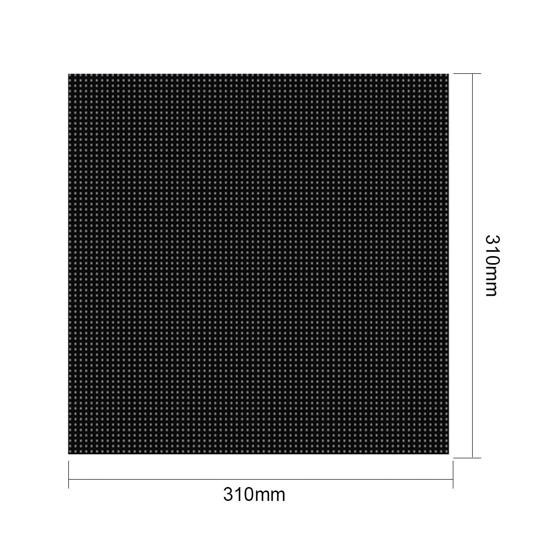 Lysee 3D Printer Parts & Accessories - Two Trees 3D Printer 310 X 310mm/235 X 235mm/220 X 220mm Hot Bed Platform Lattice Glass Plate Square Film for Sapphire Plus - (Color: 220 x 220mm)