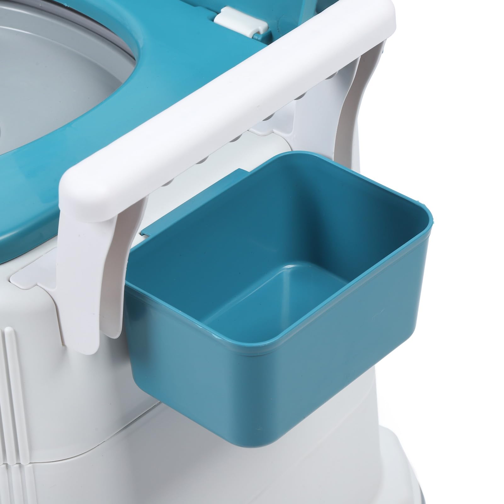 Krzesło z komodą Przy łóżku, Zapobiegające poślizgowi. Wygodne Oparcie dla Osób starszych. Plastik (Miękki pierścień gniazda)