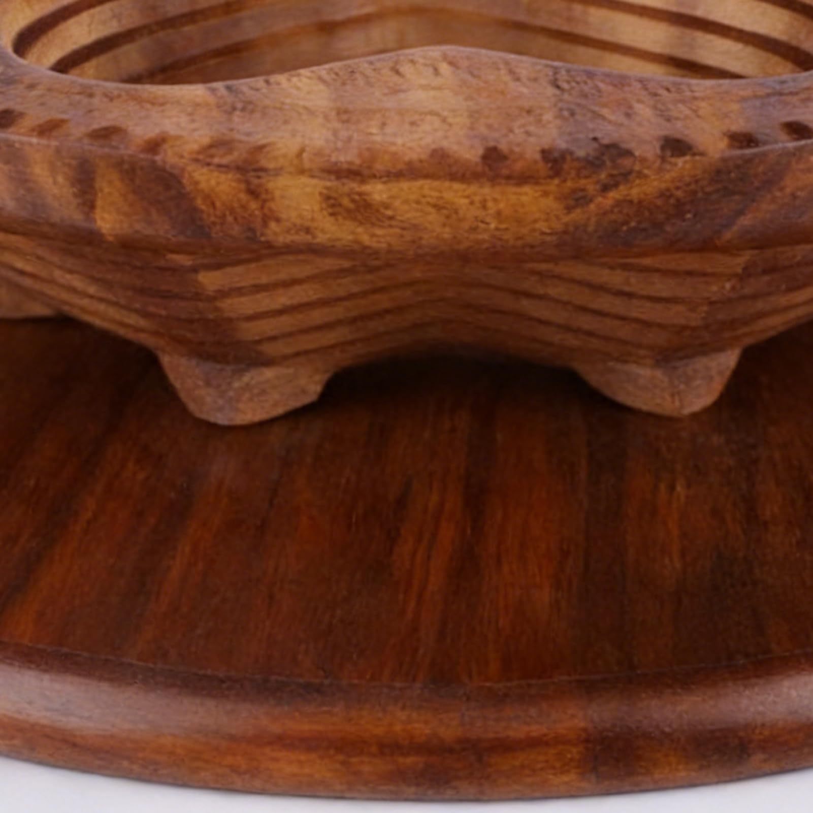 in Legno Pieghevole Realizzato in Legno Per Dolci e Snack | Cesto Noci Da Tavolo Per Snack Casa Cucina Soggiorno Camera Da Studio Appartamento Ufficio Tavolo Da Pranzo
