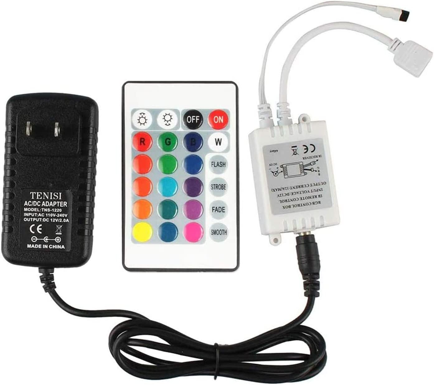 GALYGG 24 Key LED Strip Controller, Wireless Rectifier