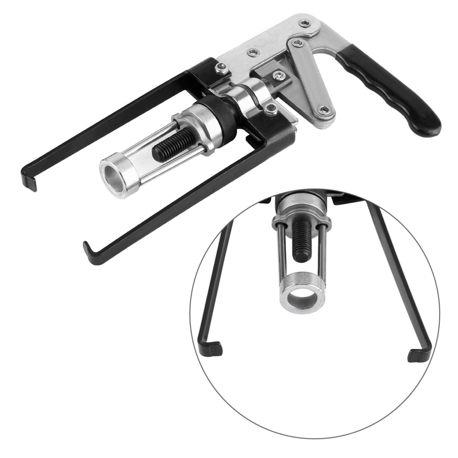 Compressore per molle valvole, attrezzo per la rimozione del compressore per molle valvole in testa Sostituzione del custode delle guarnizioni dei motori con impugnatura regolabile per acciaio OHV OHC