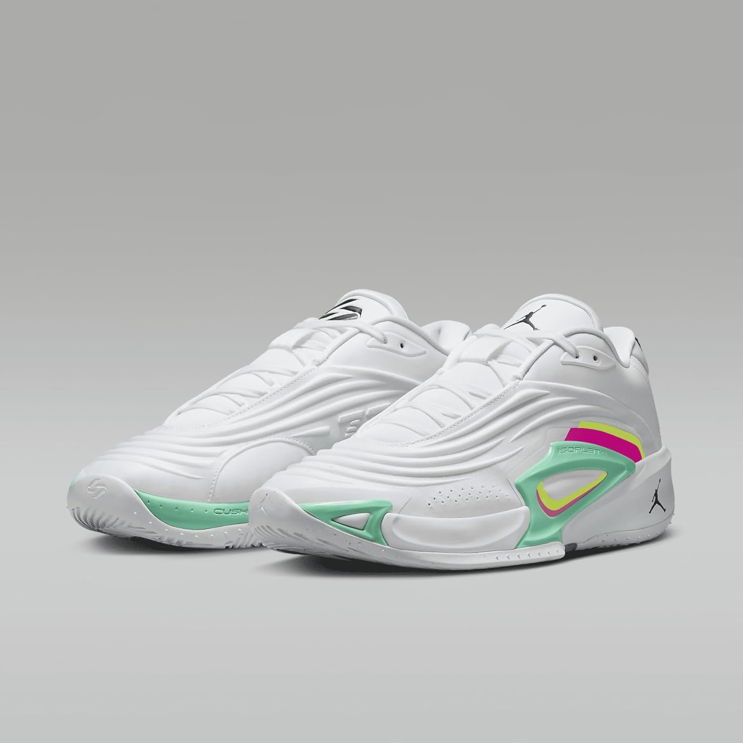 Luka 3 "Photo Finish Basketball Shoes (HQ5054-107, White/Volt Glow/Green Glow/Black) Size 10.5