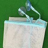 Feature: Umweltfreundlich JIEIIFAFH Hohe Qualität Haushalt Dirty Laundry Siebeinsatz for Kinder Kinderbadewanne Spielzeug-Speicher-Net Folding hängende Beutel-Organisator for Badezimmer (Color : 45x35 cm)