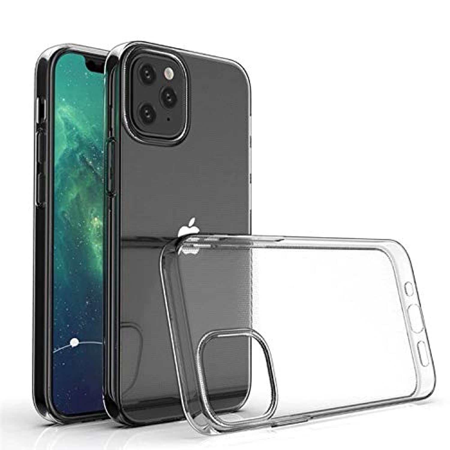 Dalyan Soft Clear Case for iPhone 12 Pro Max, Slim Transparent TPU Cover, Anti-Scratch, Anti-Fingerprint, 6.7" Screen Size