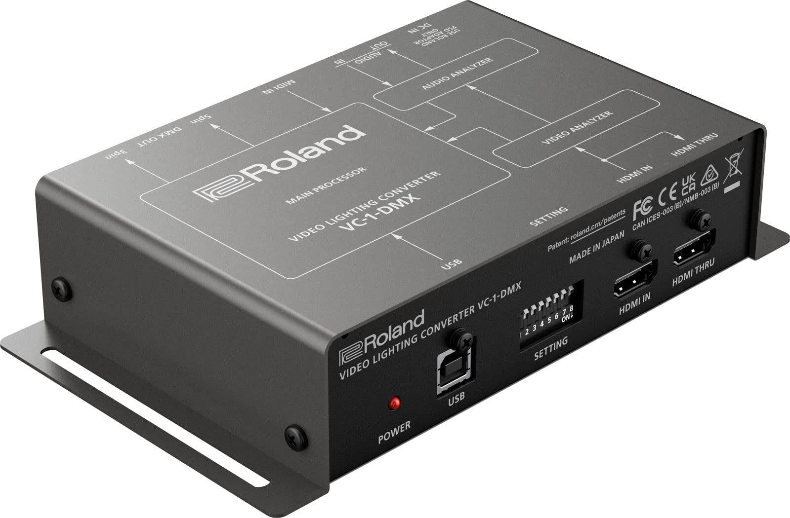 Roland【VC-1-SH】ビデオコンバーター Roland VC-1-SH ビデオコンバーター SDI to HD