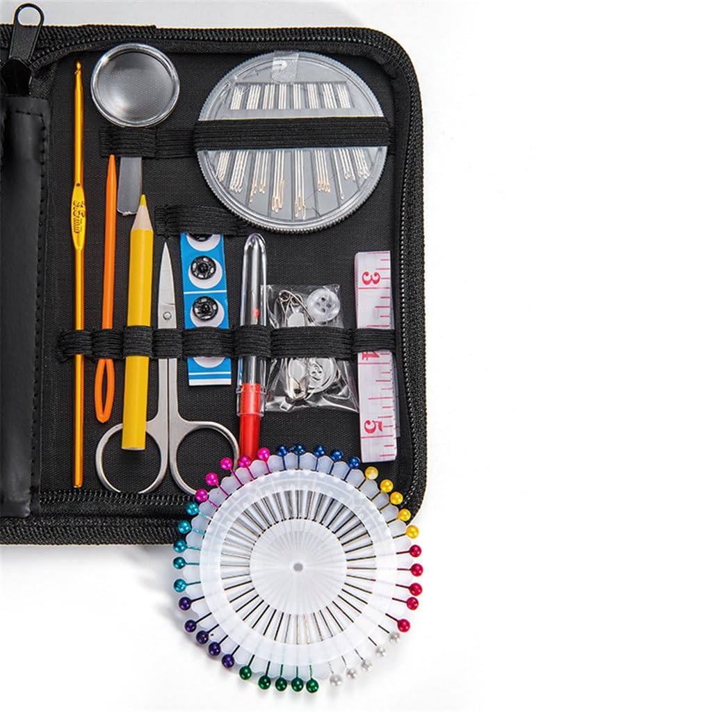 Kit de Costura portátil para el hogar, Caja de Costura Multifuncional, Caja de Almacenamiento, Bolsa de Costura, Suministros de Viaje