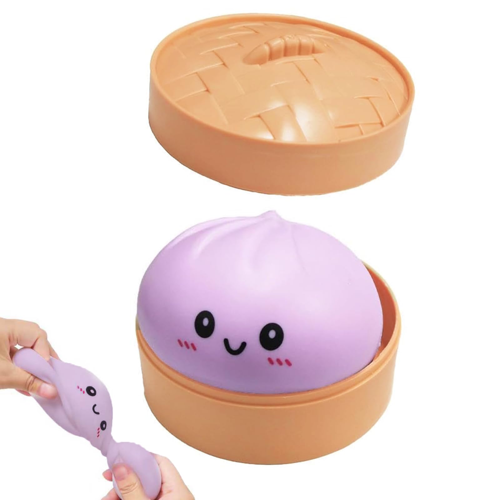 New 2026-Dumpling Squishies & Dumpling Squishy Mystery Box Squishy Dumpling (Purple) — view 4