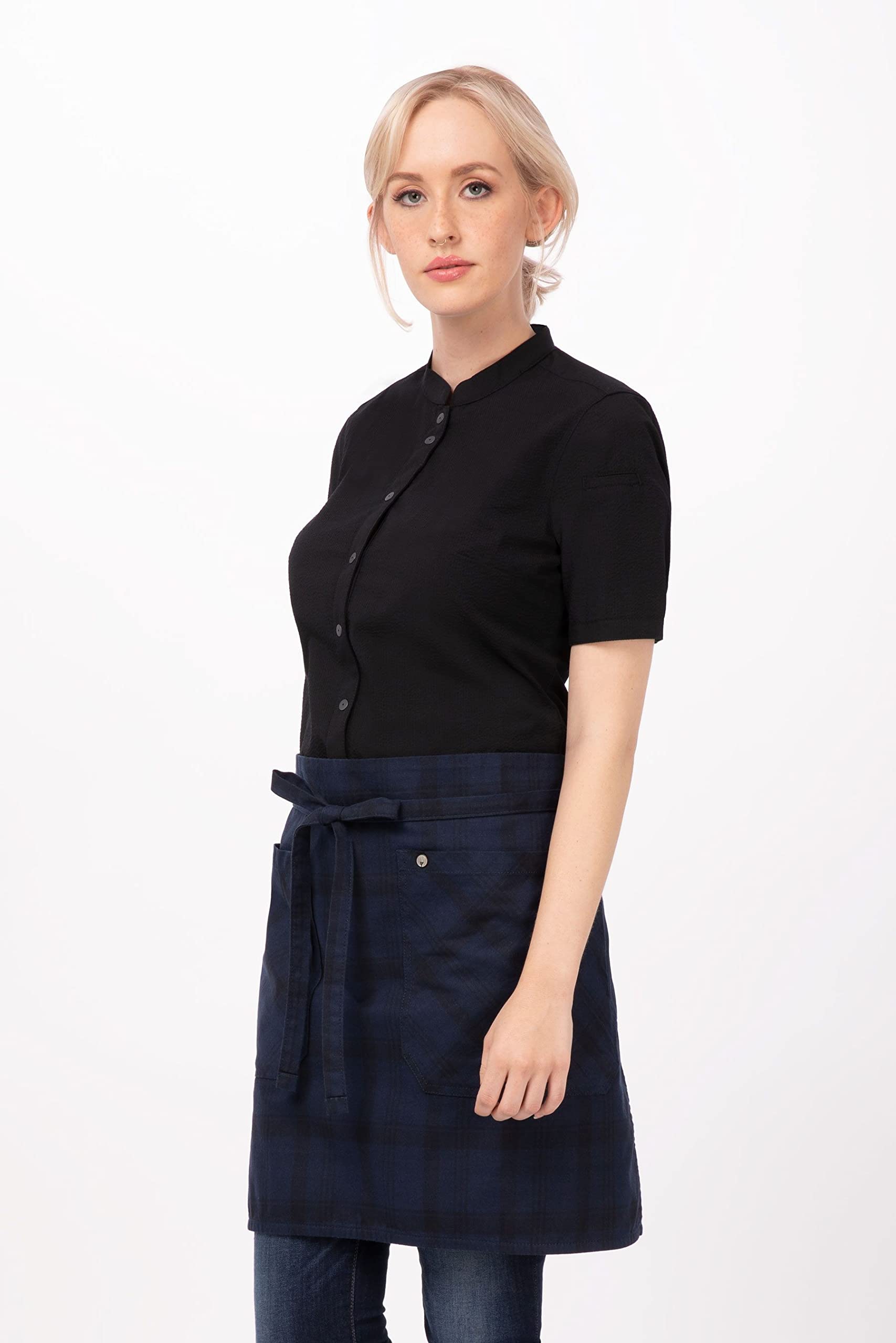 Chef Works Grembiule Unisex Olympia Half Bistro Grembiuli Uomo