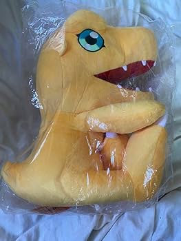 【超希少】　デジモンアドベンチャー tri. 等身大ぬいぐるみアグモン デジモンアドベンチャー tri.」の“アグモン”が全高約45cmの等身