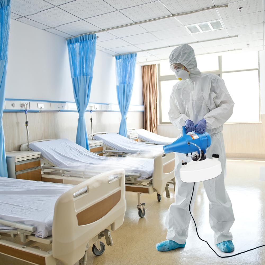 Elektryczna Zamgławiacz ULV Przenośny Opryskiwacz 4,5 L (1,2 galona) Elektryczny Opryskiwacz ULV Mgła Zimna Zamgławiacz do Użytku w Pomieszczeniach na Zewnątrz, odległość
