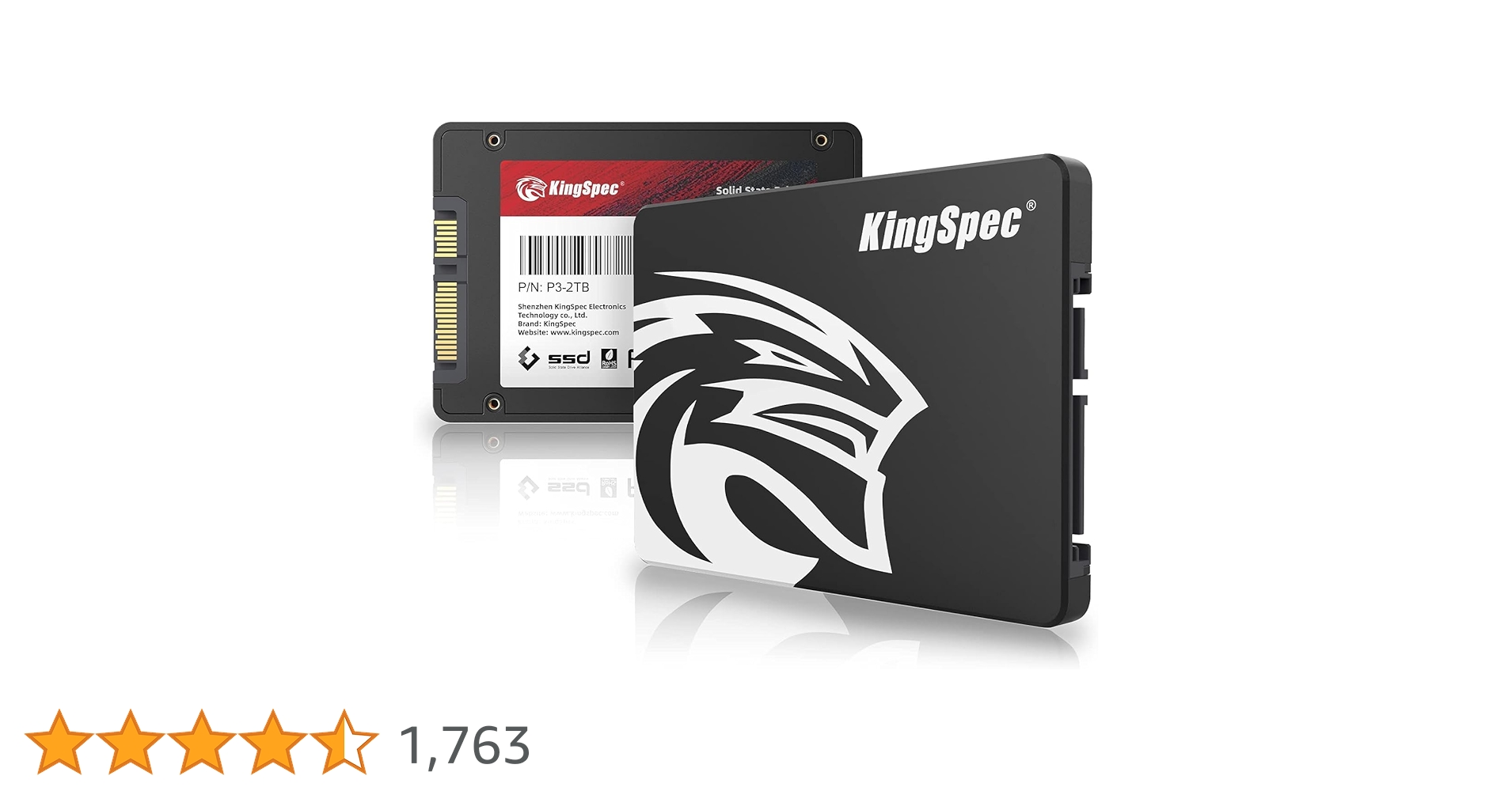 Amazon | KingSpec SSD 2TB SATAIII 6Gb/s 2.5インチ内蔵SSD
