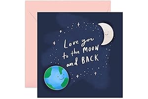 Love You to the Moon and Back Romantic Card