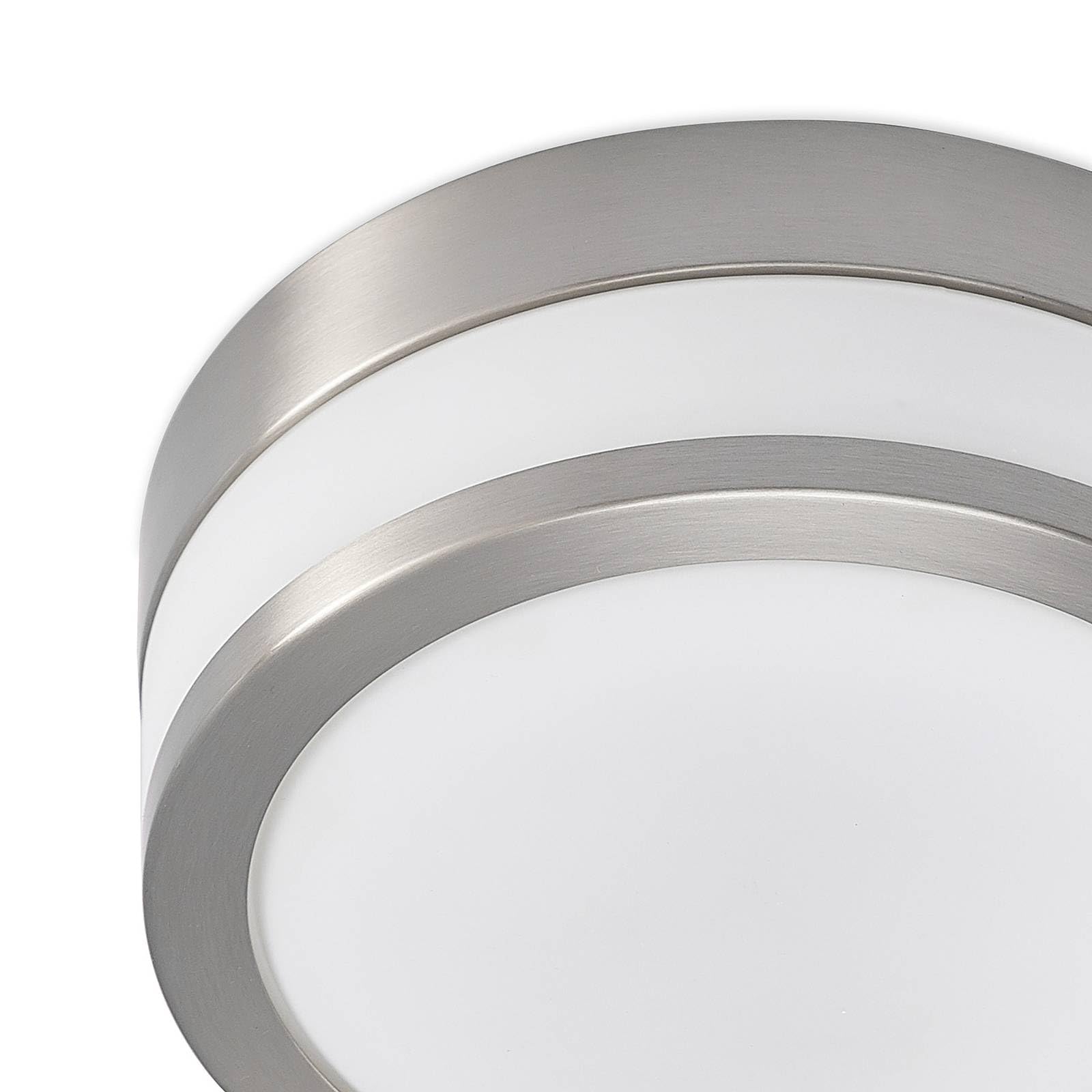 Lindby Plafoniera dimmerabile (Moderno) colore Grigio, in Metallo ad es. Bagno plafoniera per bagno lampada