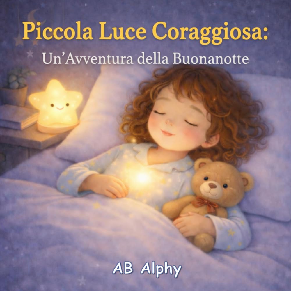 Piccola Luce Coraggiosa: Un’Avventura della Buonanotte: Una Storia della Buonanotte Accogliente per Bambini dai 3 ai 5 Anni | Per Superare la Paura del Buio e Dormire Sereni