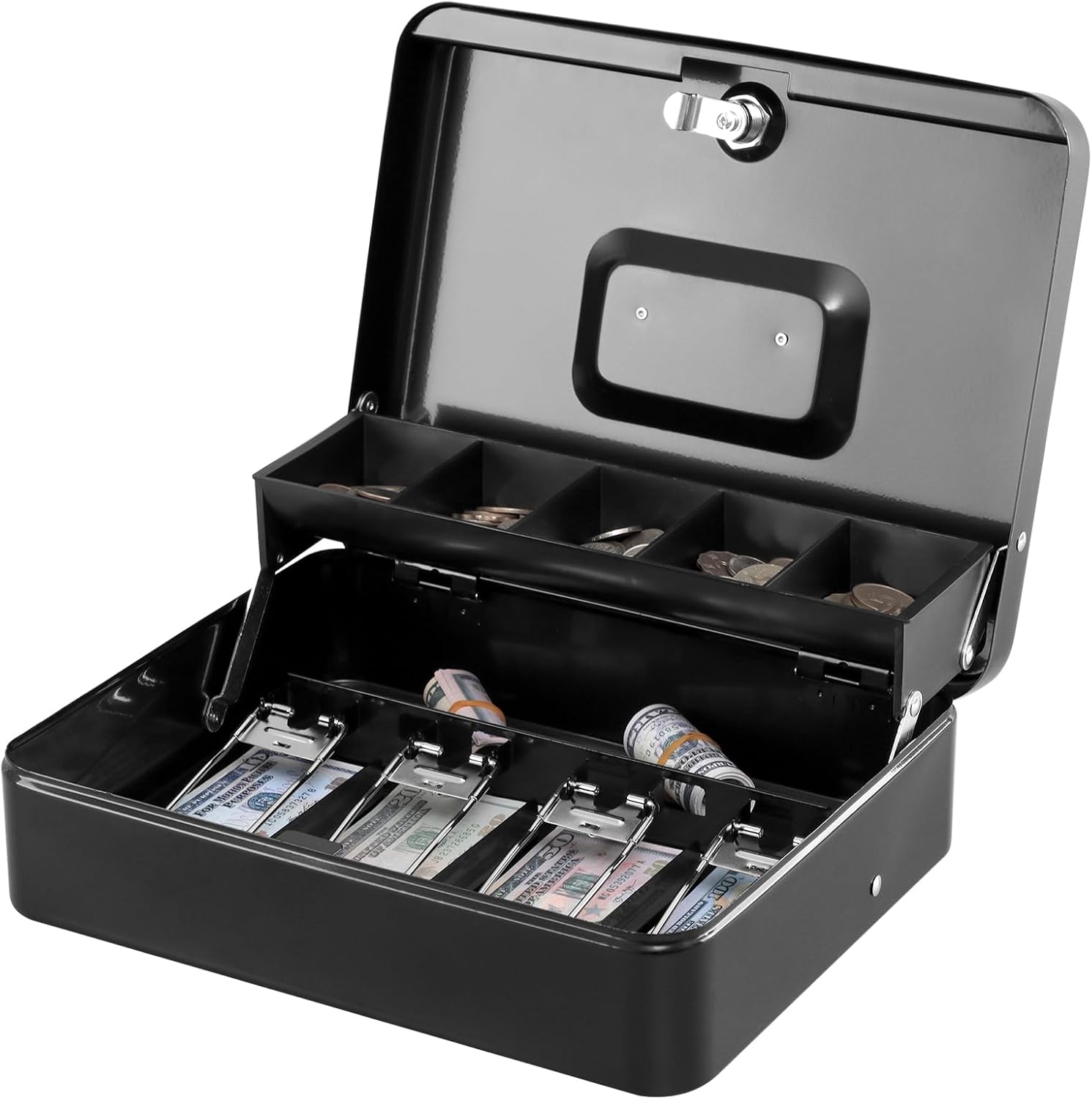KYODOLED Locking Cash Box with Top Lock