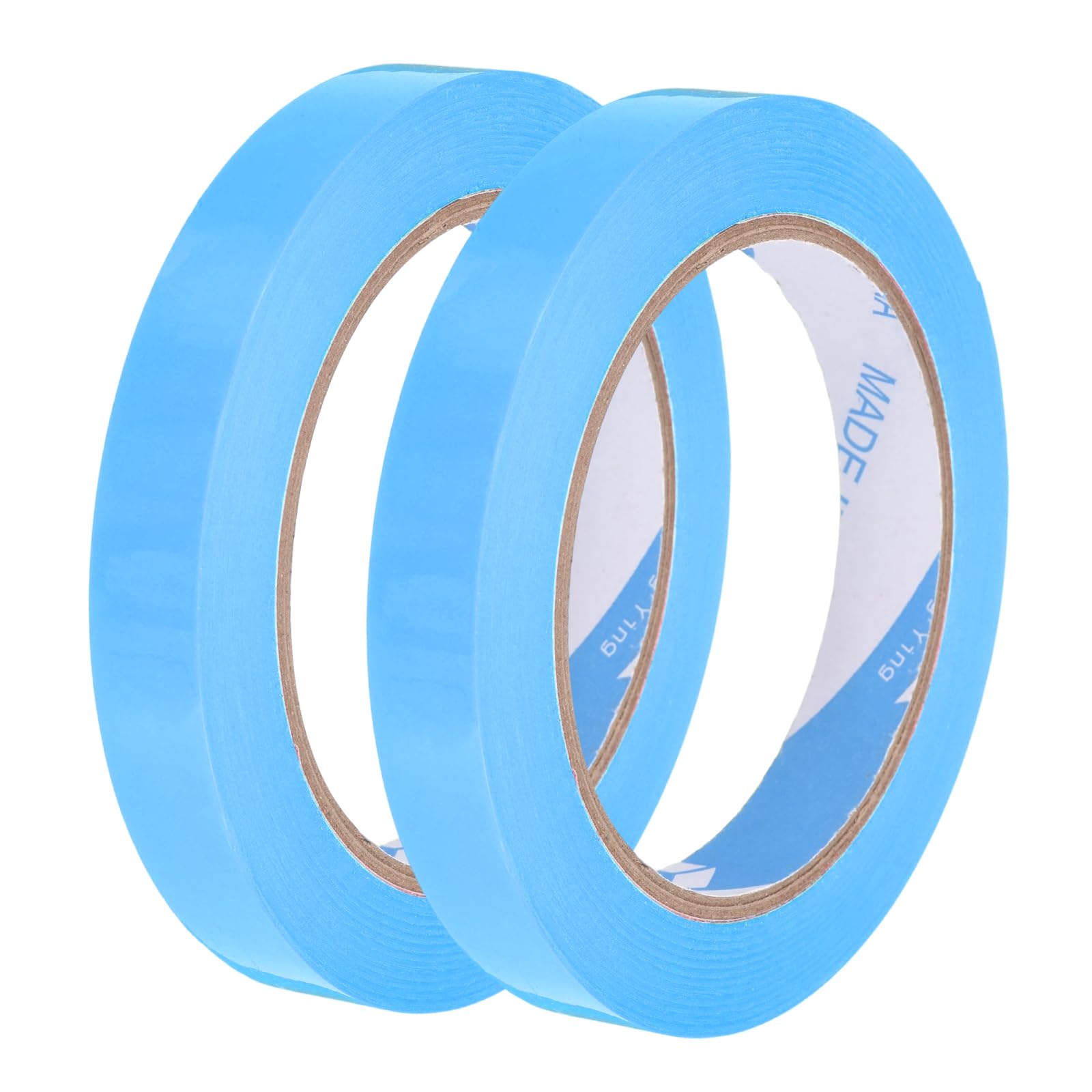 PATIKIL Bag Sealing Tape, (15mm x 90m/98 Yard, Blue) (2 Pcs), Poly Plastic Bag Sealer Tape, Suit for - Wrapping/Packaging/Vegetables Meat Storage/Shop