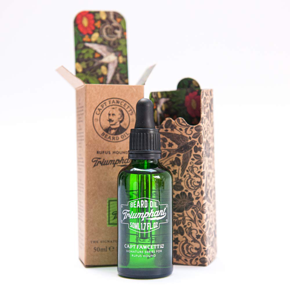 CAPTAIN FAWCETT Olej do brody Rufus Hound's Triumphant olejek do brody 50 ml