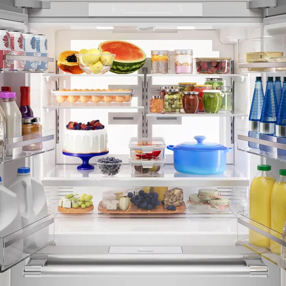 Thermador T36FL821NS 20.4 Cu. Ft. Stainless Counter-Depth French Door Smart Refrigerator on Fridge.com
