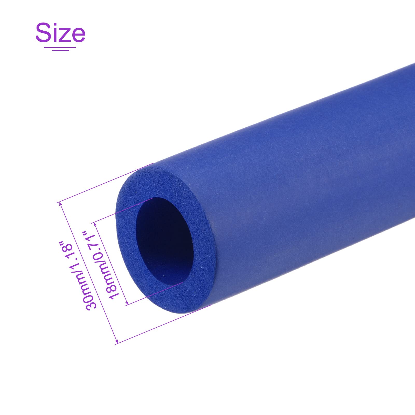 Tube En Mousse Isolante - 30 Mm Diamètre Intérieur, 5 Mm épaisseur, 1,75 M - Pour Poignées D'outils Et Isolation Tuyaux - 12