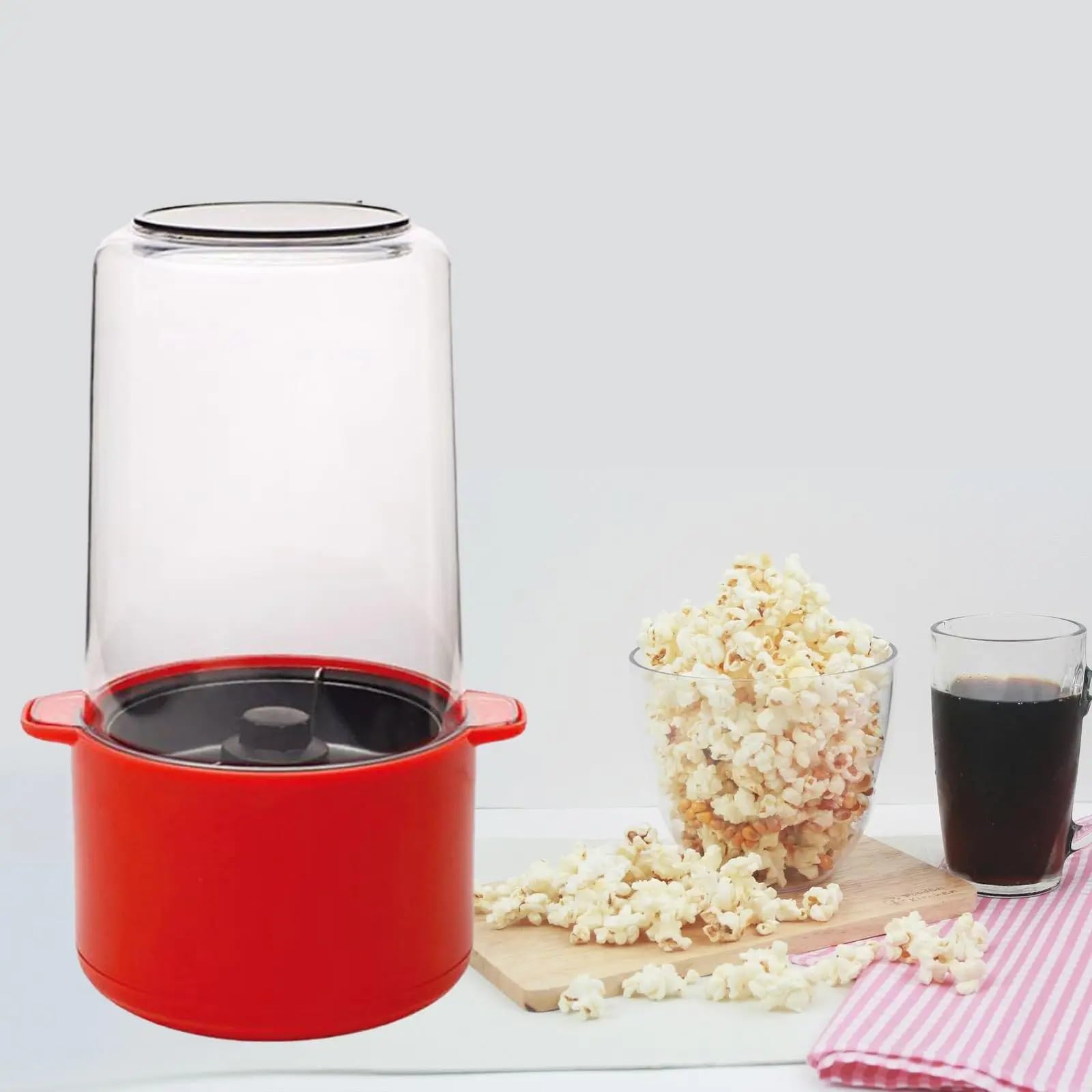 Palomitero para cine en casa Máquina de palomitas maíz eléctrica, 450W, fácil usar, eficiente, DIY, fabricante for fiesta, Picnic, Camping y casa