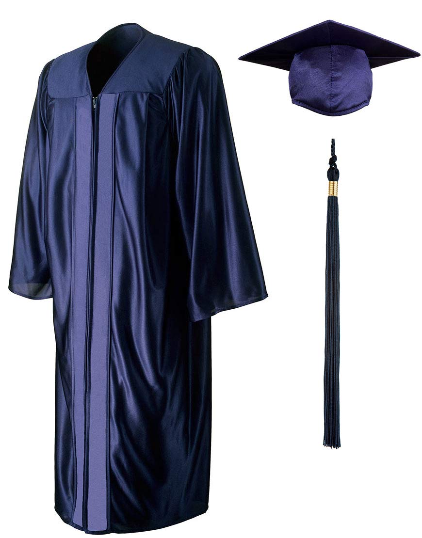 Buy GraduationSourceAdult Shiny Graduation Gown, Cap, Tassel Set