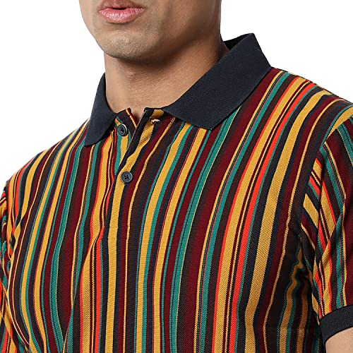 Image of Campus Sutra Men Polyester Regular Fit T-Shirt
